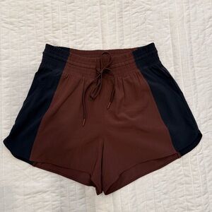 Abercrombie & Fitch YPB motionTEK High Rise Lined Workout Shorts Sz Small